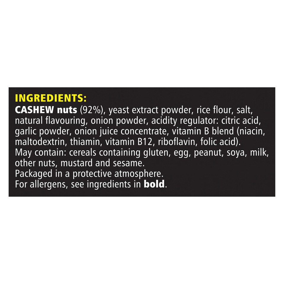 image 1 of Marmite Oven Baked Cashews 90G