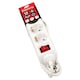 image 2 of Sky Electric KF-04CK-1,5M 4-Way Shockproof White Power Strip 1,5 m