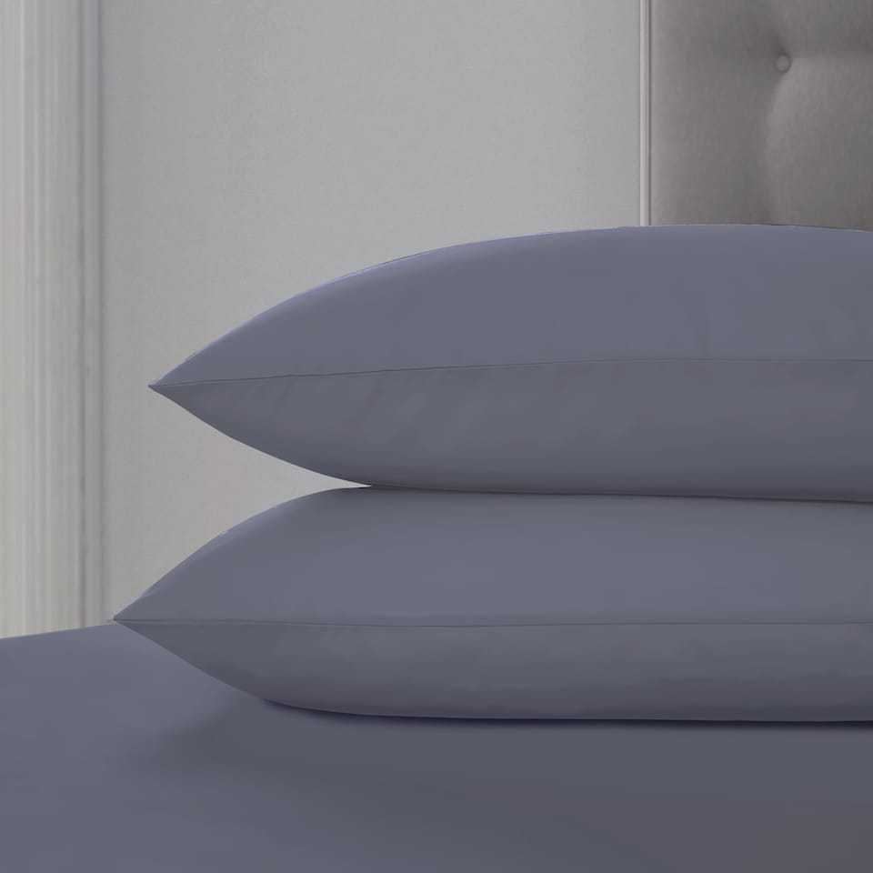 Silentnight Supersoft Blue Pillowcase Pair