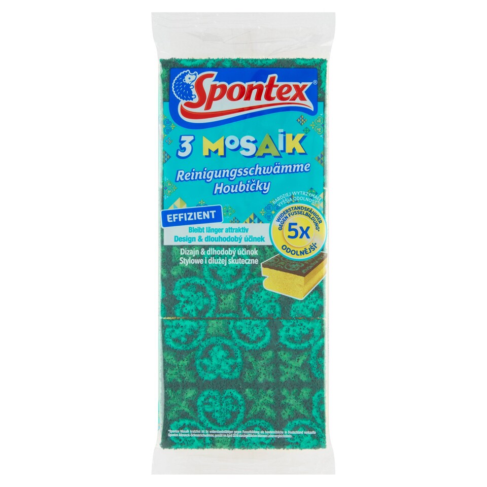 Spontex Mosaik multifunkcionális súroló szivacs 3 db
