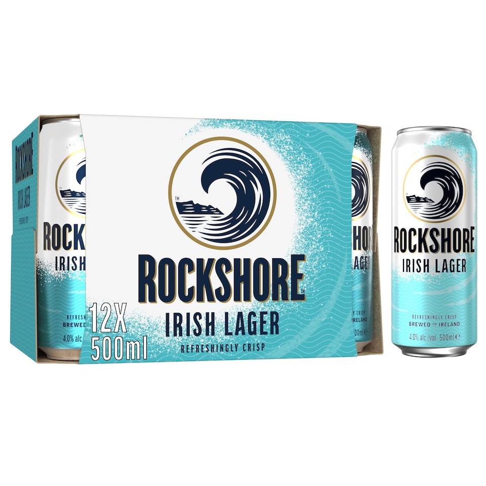 Rockshore Irish Lager 12 x 500ML