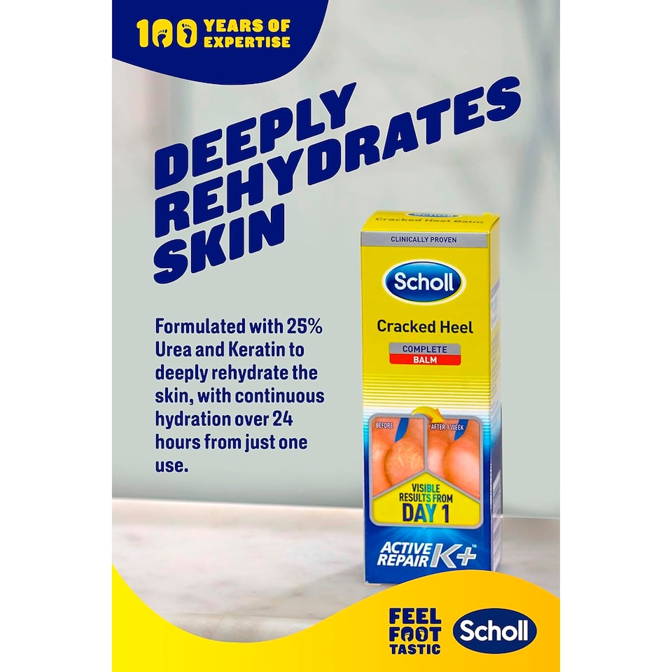 image 1 of Scholl Cracked Heel Balm Active K 60ml