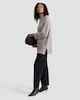 image 2 of F&F Ribbed High Neck Tunic in Neutral