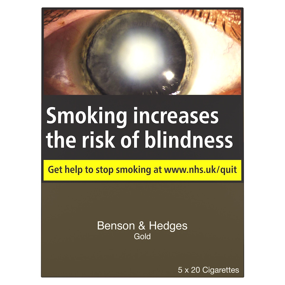 image 1 of Benson & Hedges Gold Cigarettes 5 x 20 Pack