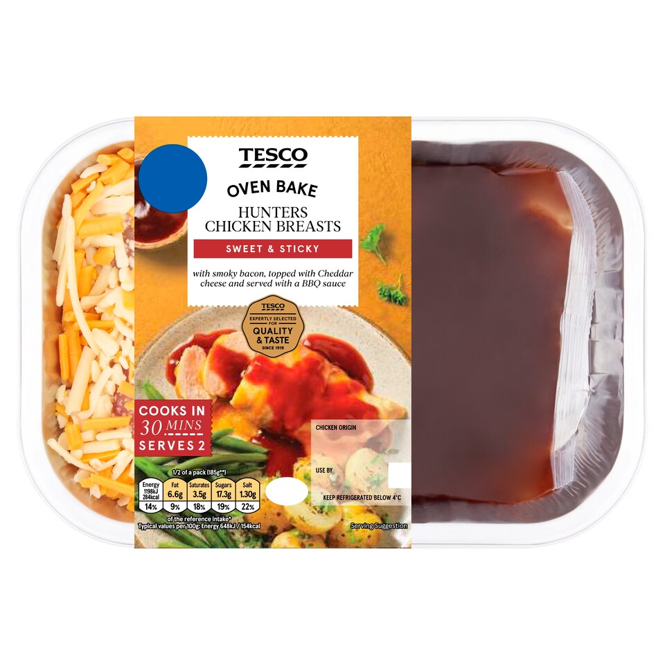 Tesco Hunters Chicken Breast Fillet 430G