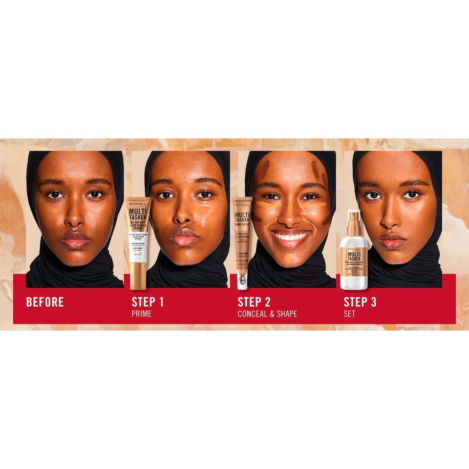 image 1 of Rimmel Multi Tasker All Day Grip & Breathable Primer 24ml