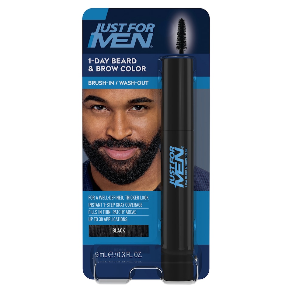Just For Men 1-Day Beard & Brow Color Black 9ml