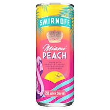 Smirnoff  Vodka Miami Peach and Lemonade 250ml