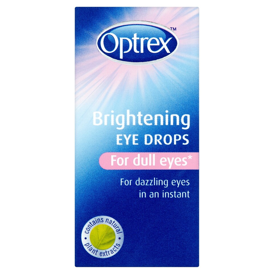 Optrex Brightening Eye Drops Dazzling Eyes 10ml Tesco Groceries