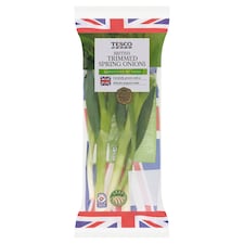 Tesco Trimmed Spring Onions 100G