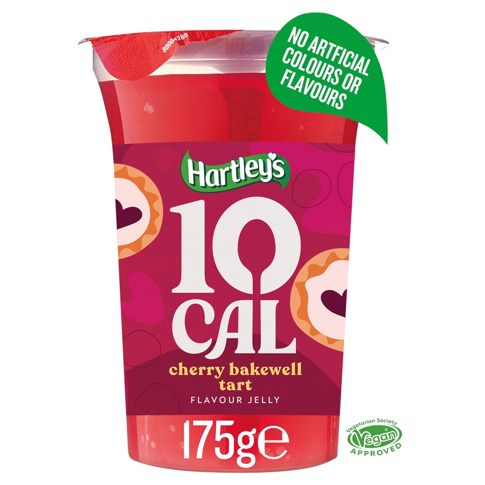 Hartleys 10Cal Cherry Bakewell Tart Jelly 175G