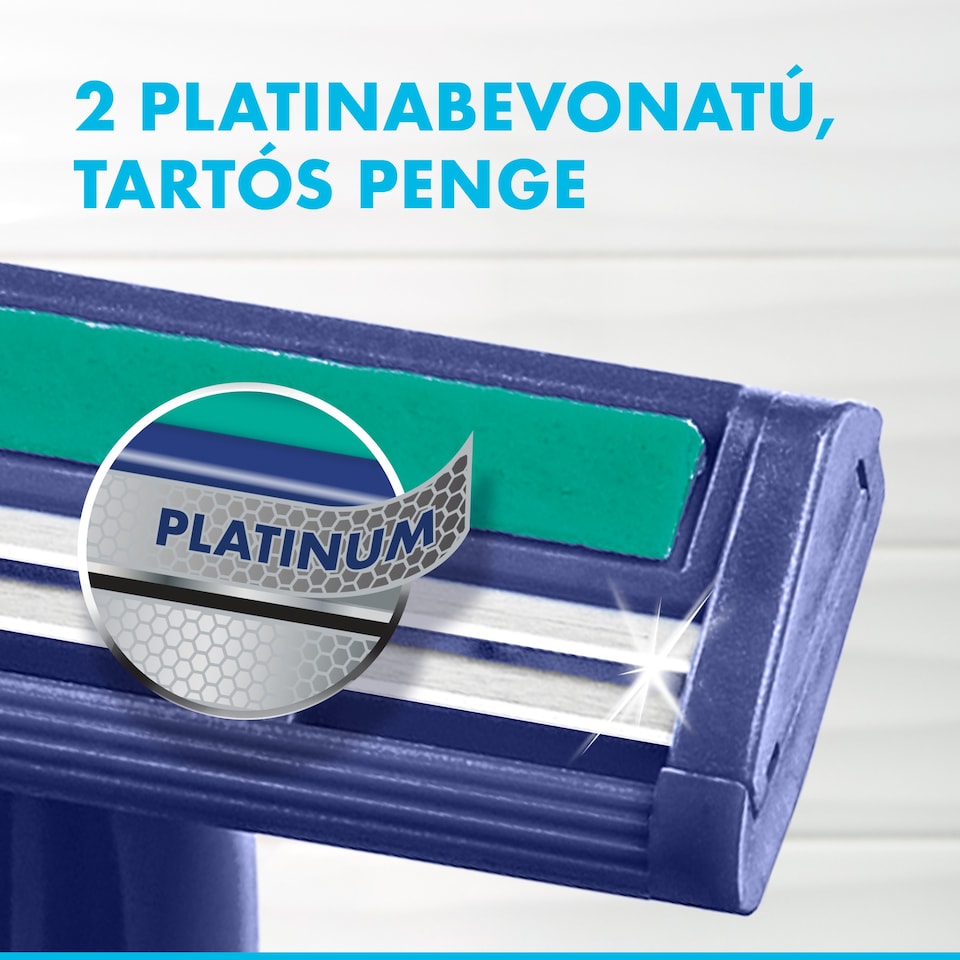 Gillette BlueII Plus Eldobható Férfi Borotva, 14 db  1. kép