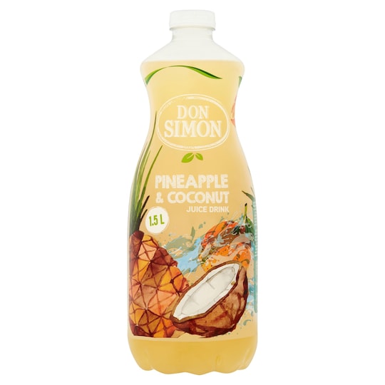 Don Simon Pineapple & Coconut Juice Drink 1.5Ltr Tesco Groceries
