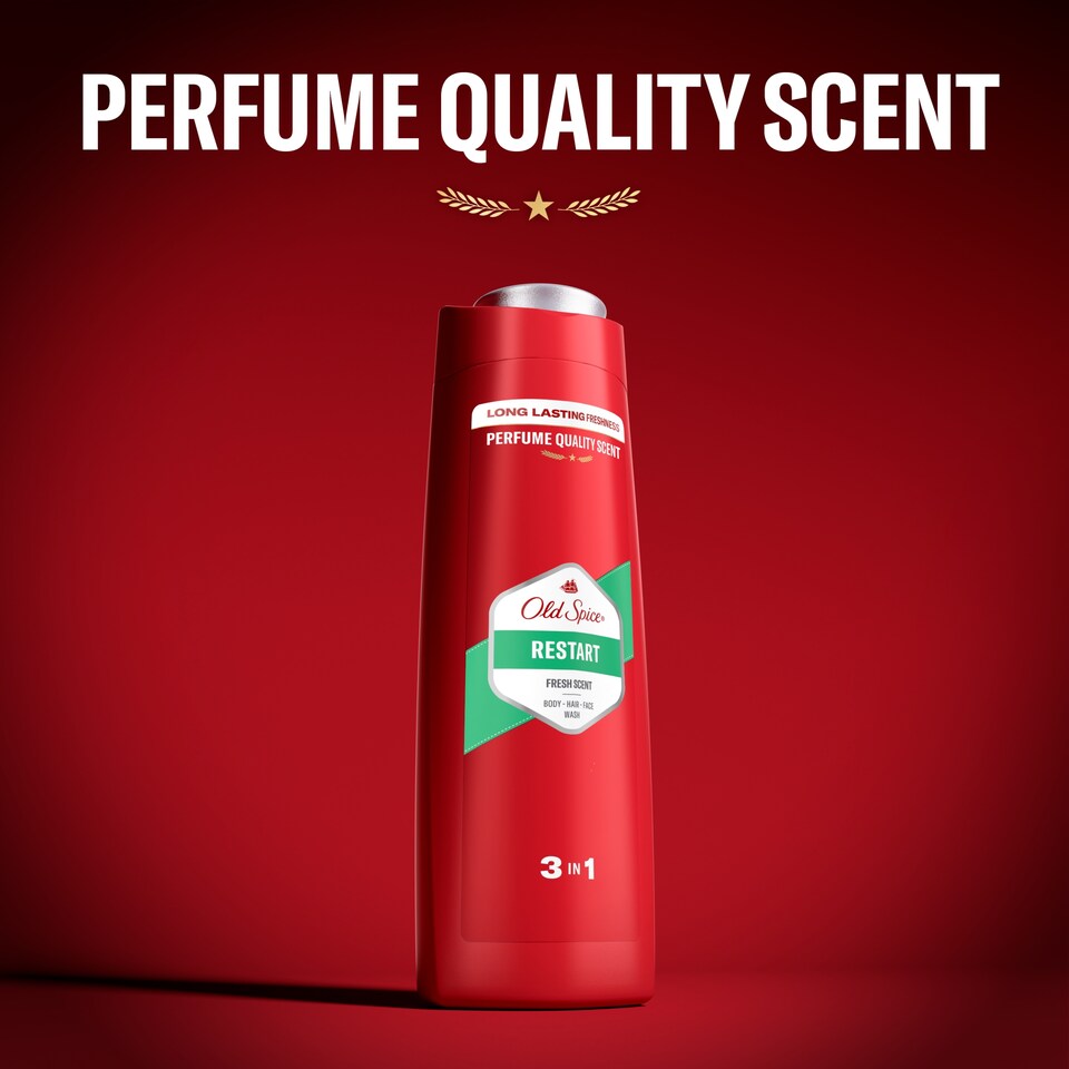 Old Spice Restart Férfi Sampon és Tusfürdő, Hosszan Tartó Frissesség, 400 ml  1. kép