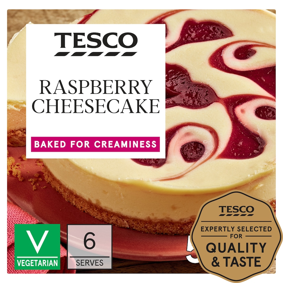 Tesco Raspberry Cheesecake 540G