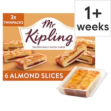 Mr Kipling Almond Slices 6 Pack