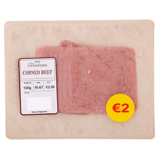 Tesco Grab And Go Corned Beef 120G Tesco Groceries