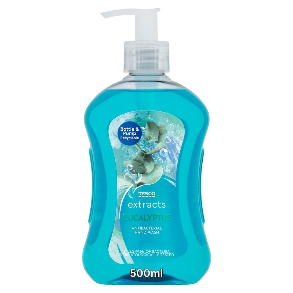 Tesco Extracts Eucalyptus Antibacterial Handwash 500Ml