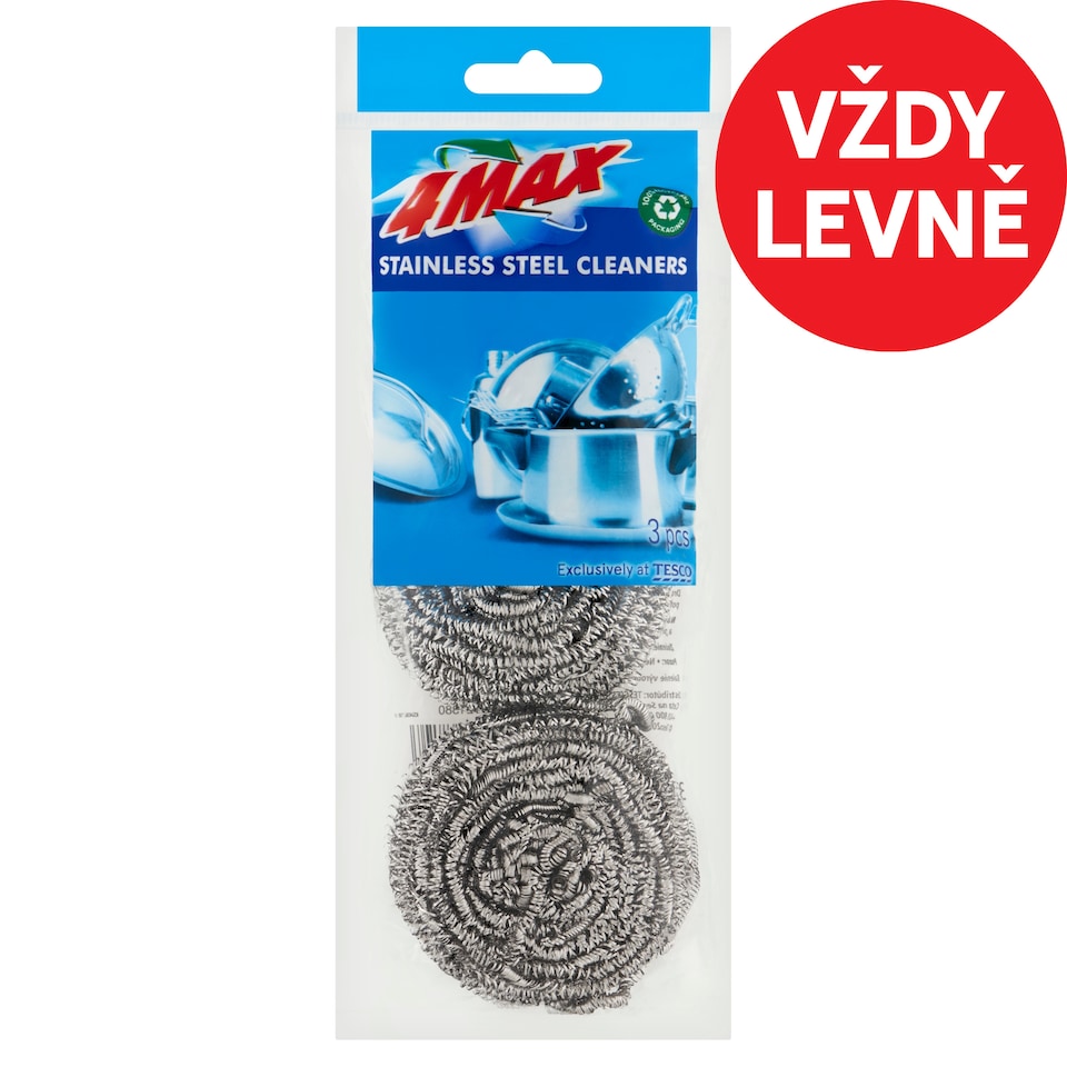 4MAX Stainless Steel Cleaners 3 pcs