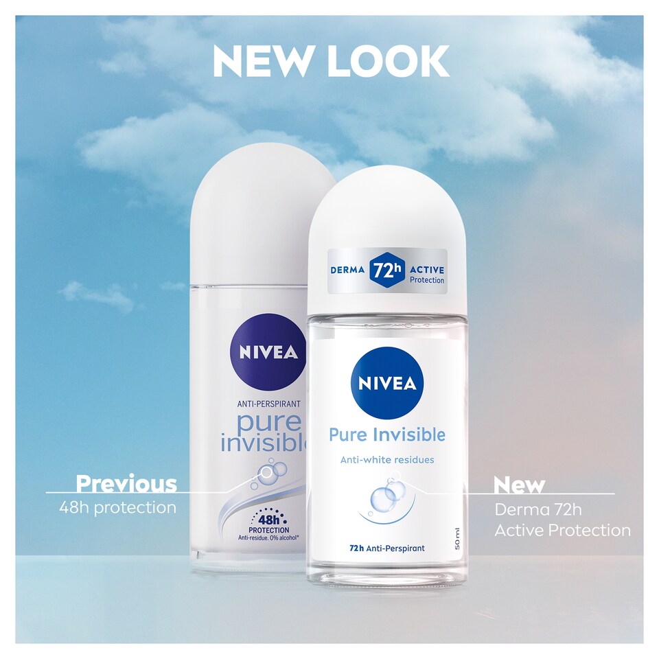 image 1 of Nivea Pure Roll-On 50Ml