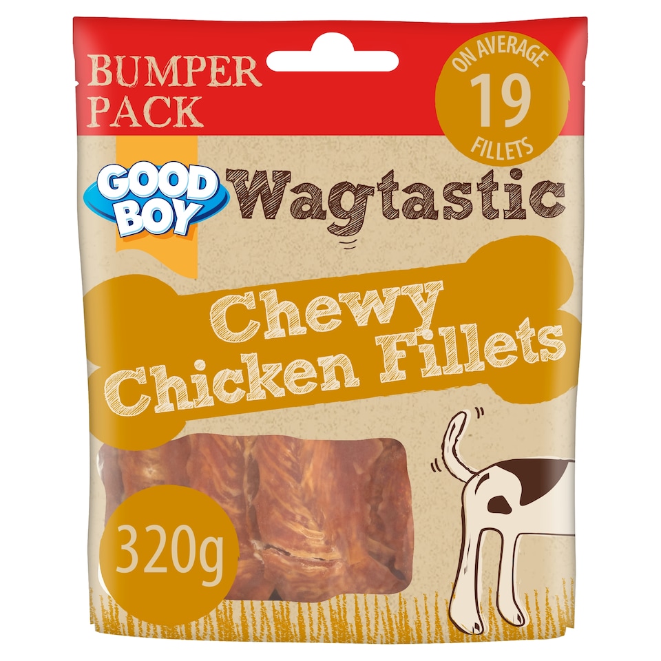 image 1 of Wagtastic Treat Chicken Fillets 320G