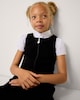 image 2 of F&F School Girls 2-Pack Cotton Rich Pinafore Dresses in Black
