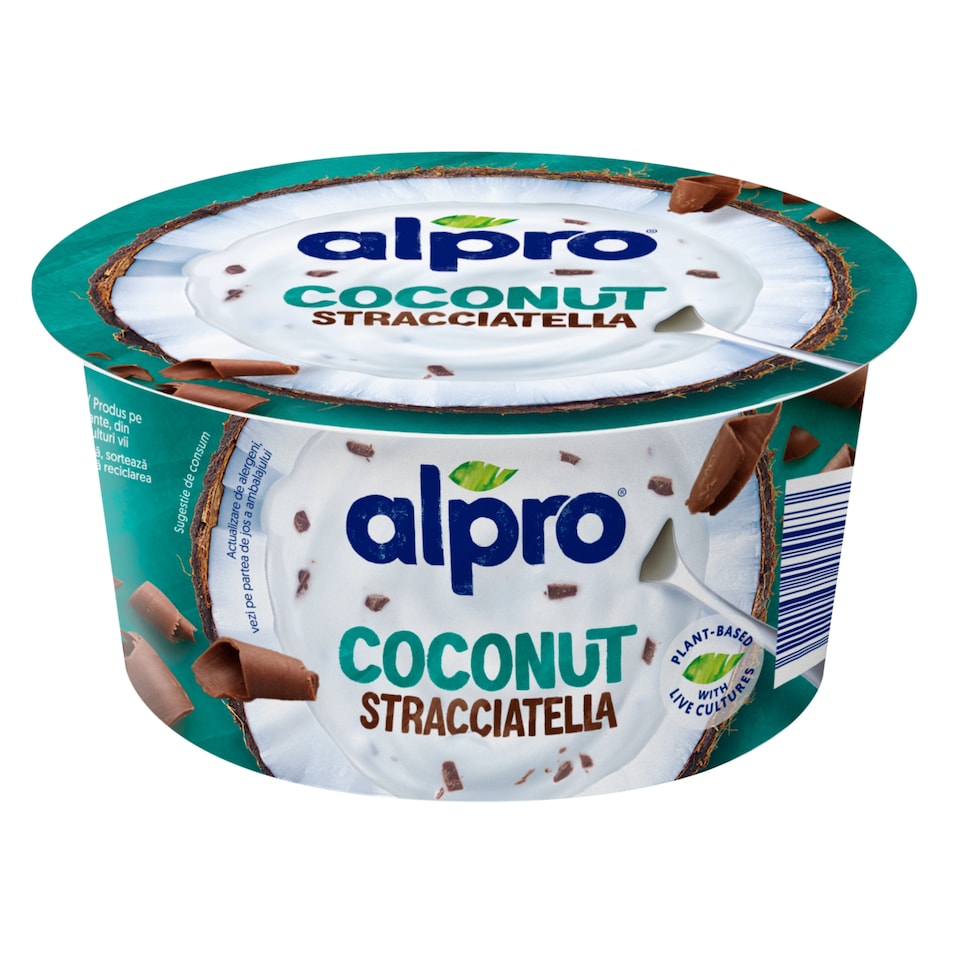 ALPRO Coconut Fermented Product, Stracciatella, 120 g