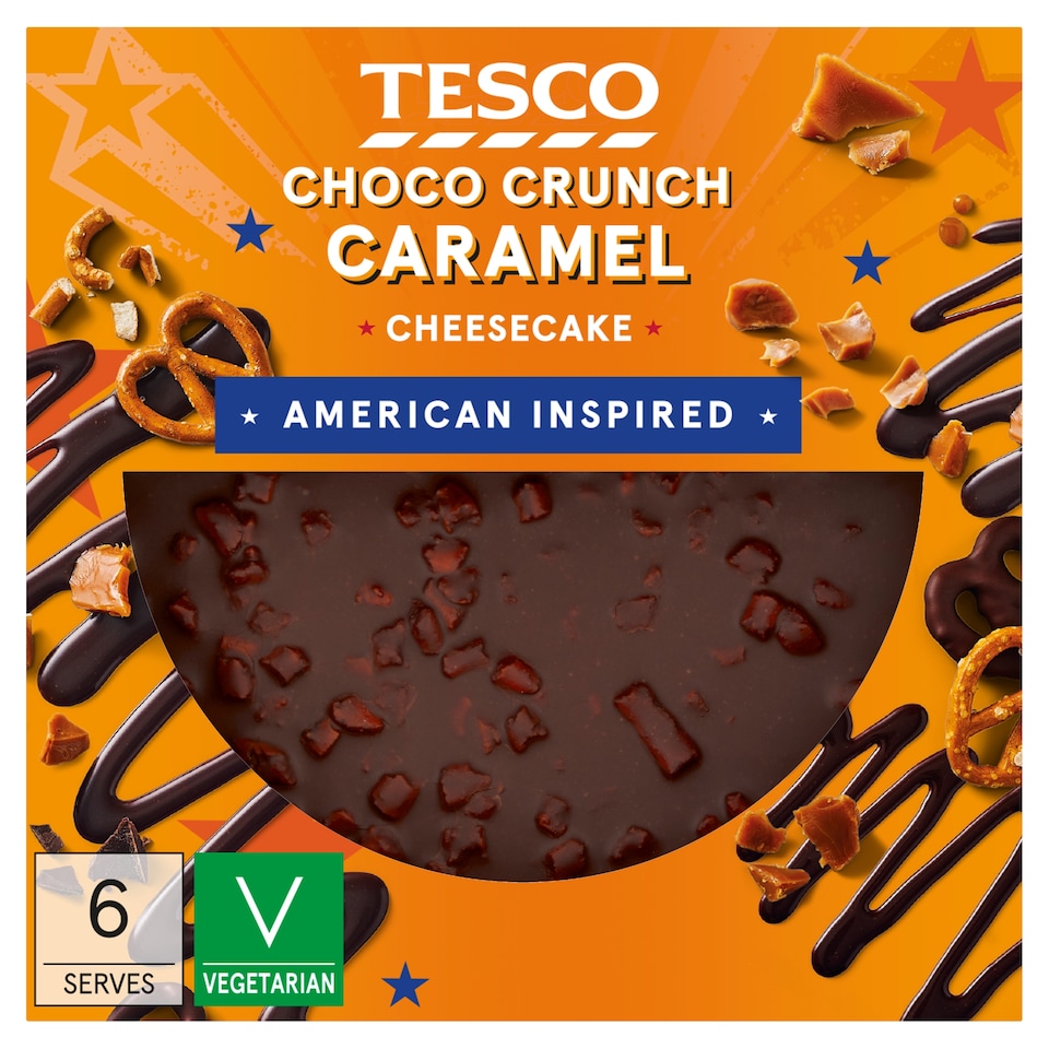 Tesco Choco Caramel Crunch Cheesecake 500g