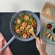image 4 of Progress Mellow Blue Non-Stick 28cm Stirfry Pan