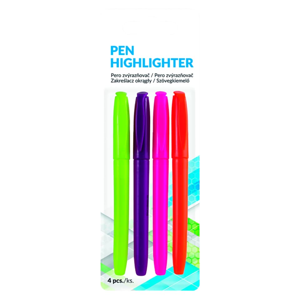 Highlighter Pen 4 pcs