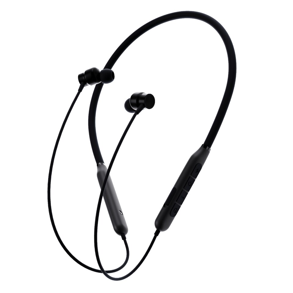 image 1 of Juice Pods Wireless Bluetooth In Ear Neckband Headphones Black