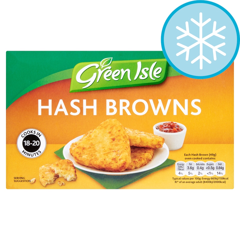 Green Isle Original Hash Browns 450G