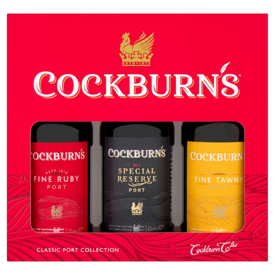 Cockburns Port Trio Gift Set
