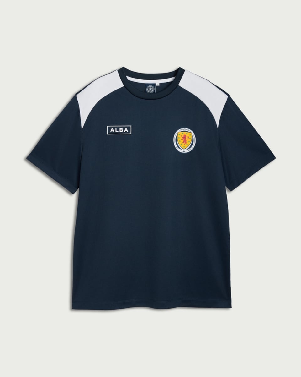 image 1 of Scotland Football T-shirt in Navy