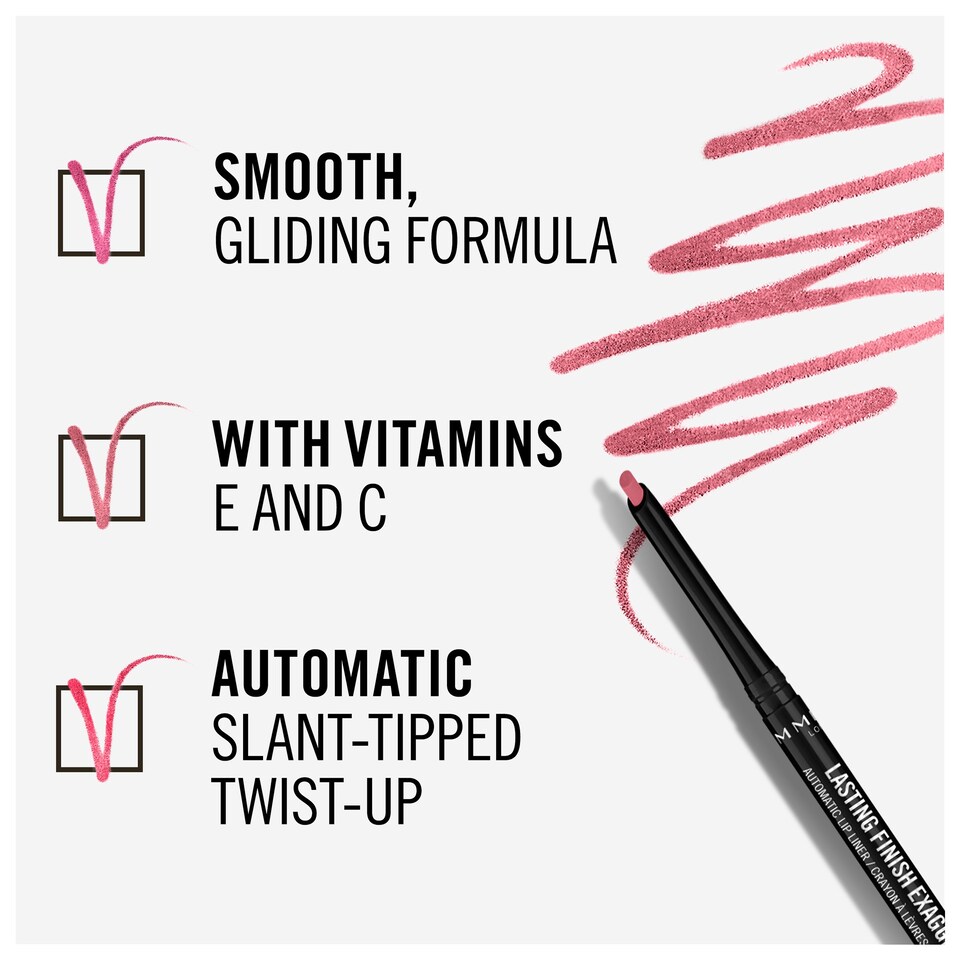 image 1 of Rimmel Lasting Finish Lip Liner Pink 0.35G