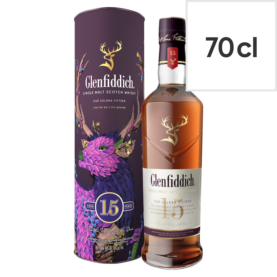 image 1 of Glenfiddich 15 Year Old Single Malt Scotch Whisky 70cl