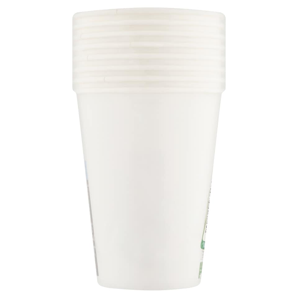 Decorata fehér papírpohár 350 ml-es 8 db