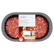 Tesco Finest Ni Peppered Beef Burgers 454G