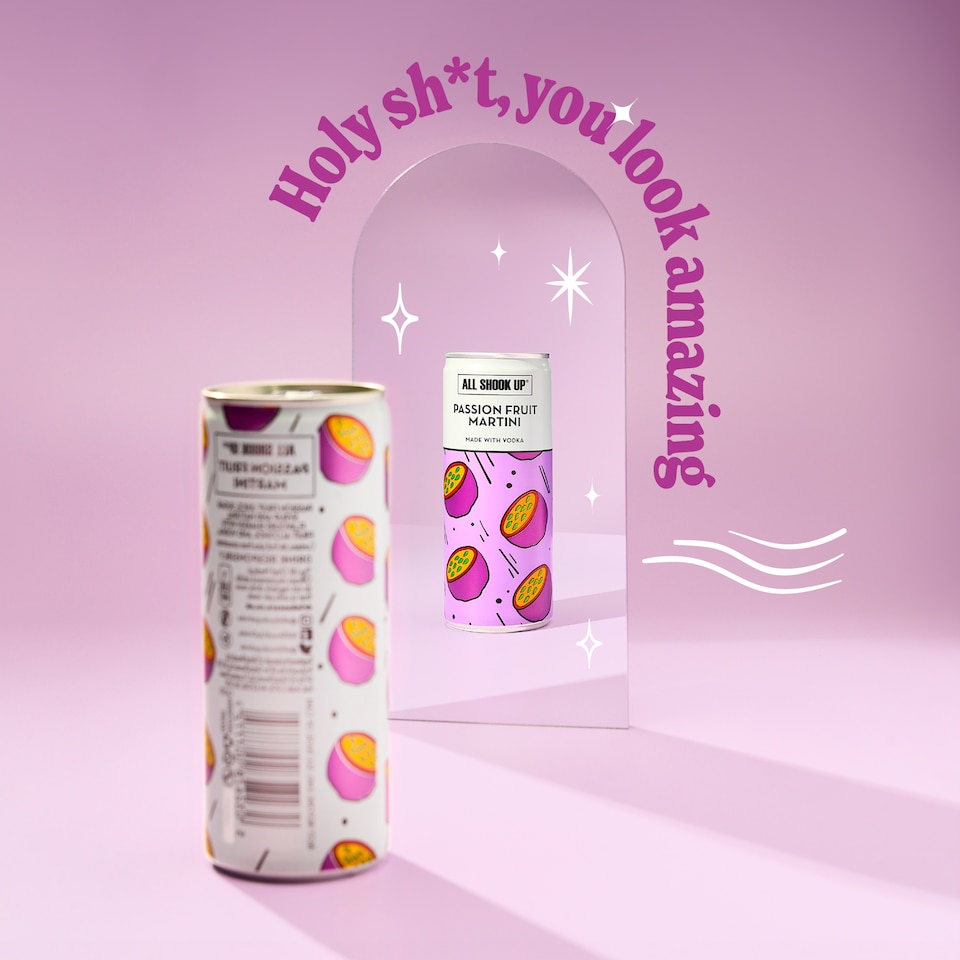 image 1 of All Shook Up Passion Fruit Martini 250ml