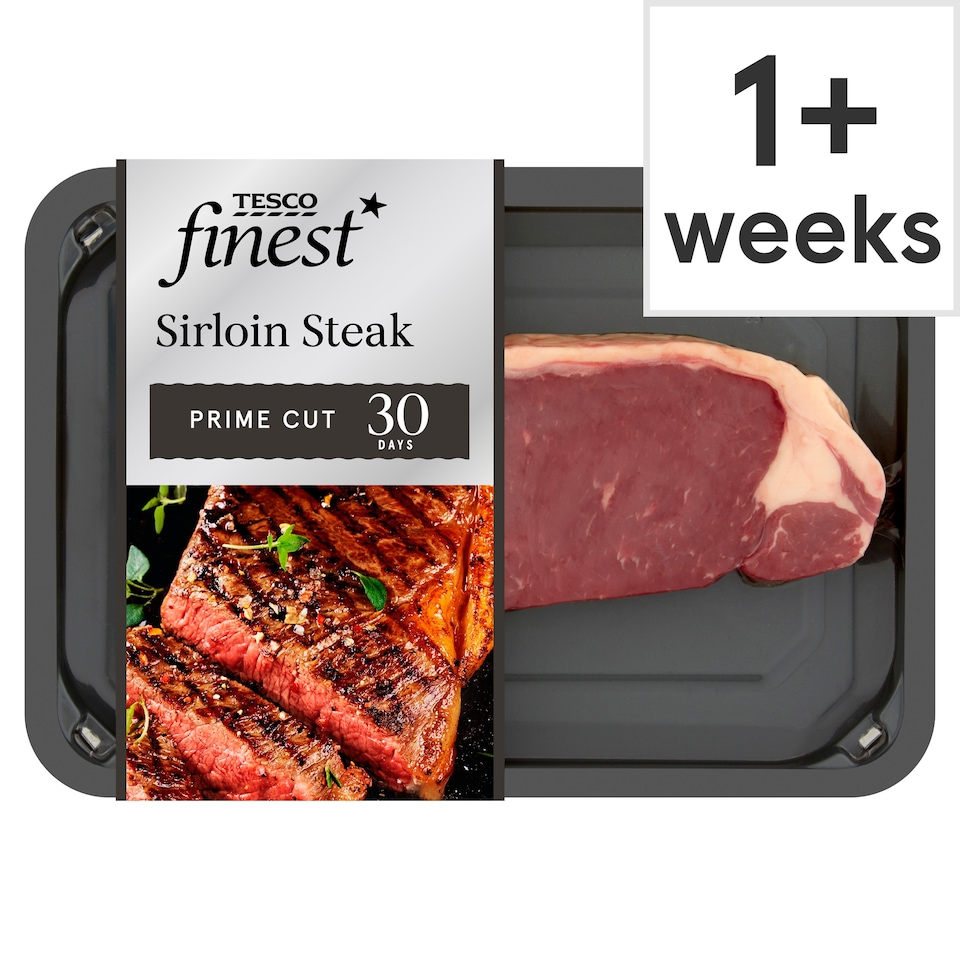 image 1 of Tesco Finest Sirloin Steak 227G