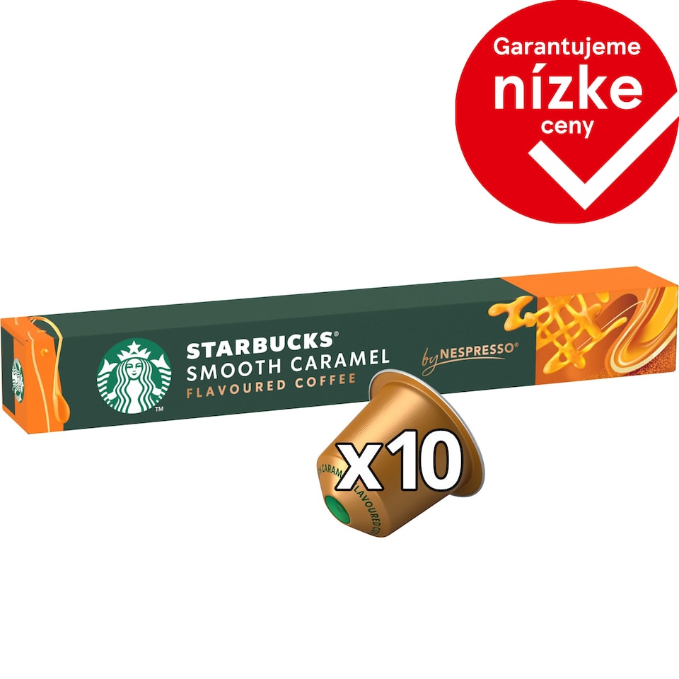 obrázok 1 z Starbucks by Nespresso Smooth Caramel Flavoured Coffee, kávové kapsuly - 10 kapsúl v balení