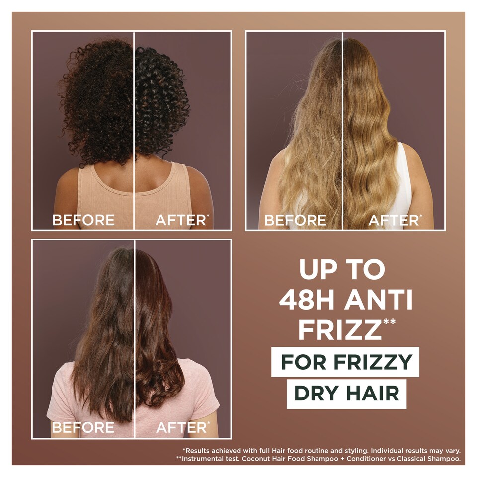 image 1 of Garnier Ultimate Blends Hair Food Coconut & Macadamia Conditioner 350ml
