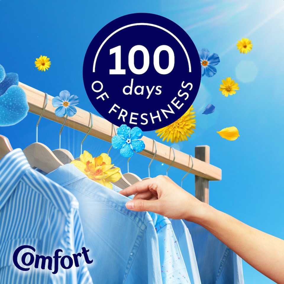 image 1 of Comfort Fresh Fabric Conditioner Blue Skies 52 Washes 1560ml
