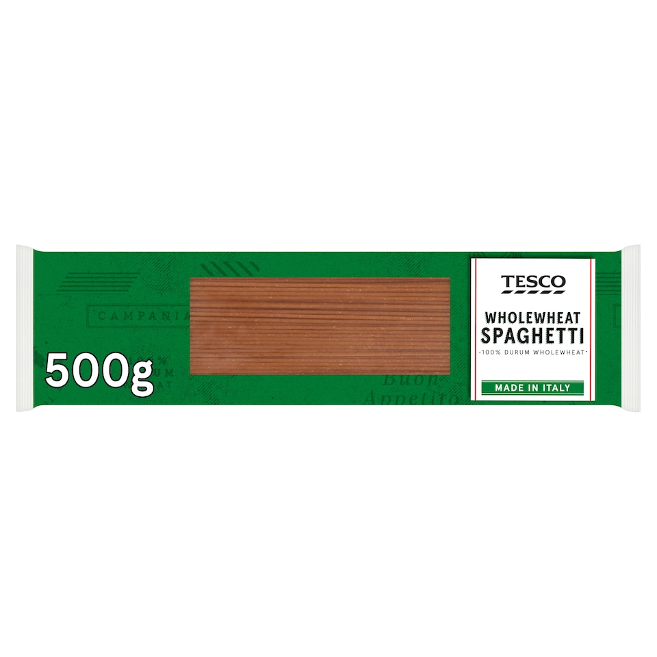 Tesco Whole Wheat Spaghetti 500G