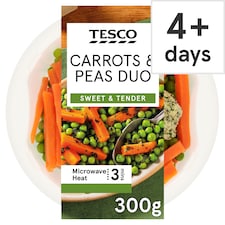 Tesco Carrots & Peas Duo 300g