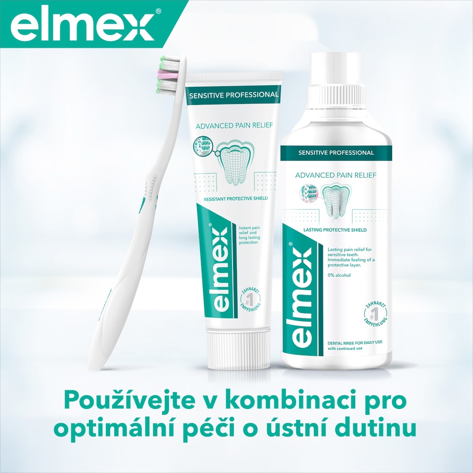 Obrázek 1 pro produkt elmex® Sensitive Expert Precision ultra soft zubní kartáček 1ks