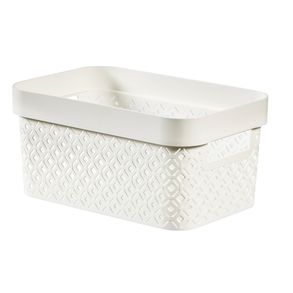 Curver Terrazzo White Storage Basket 4.5L