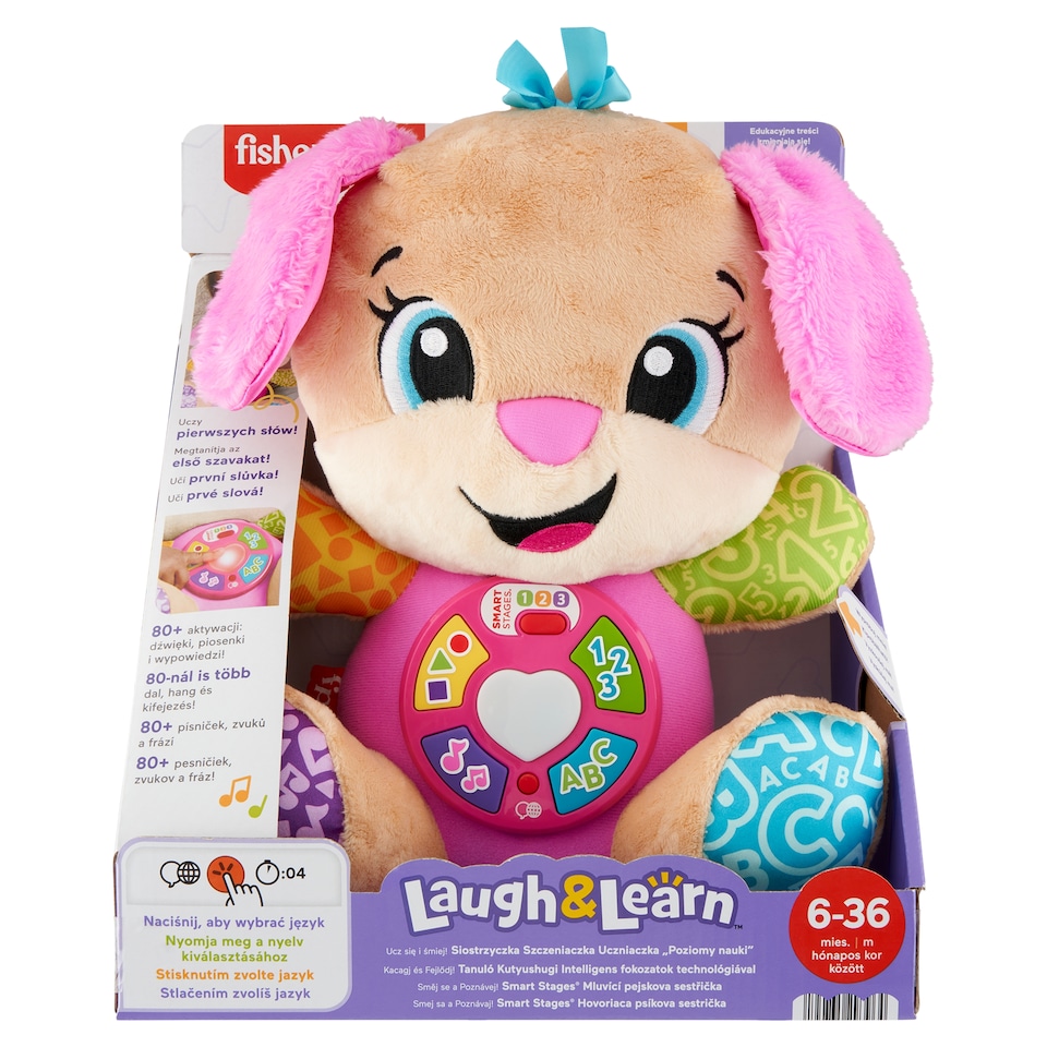 Fisher-Price Laugh & Learn Smart Stages mluvící pejskova sestřička