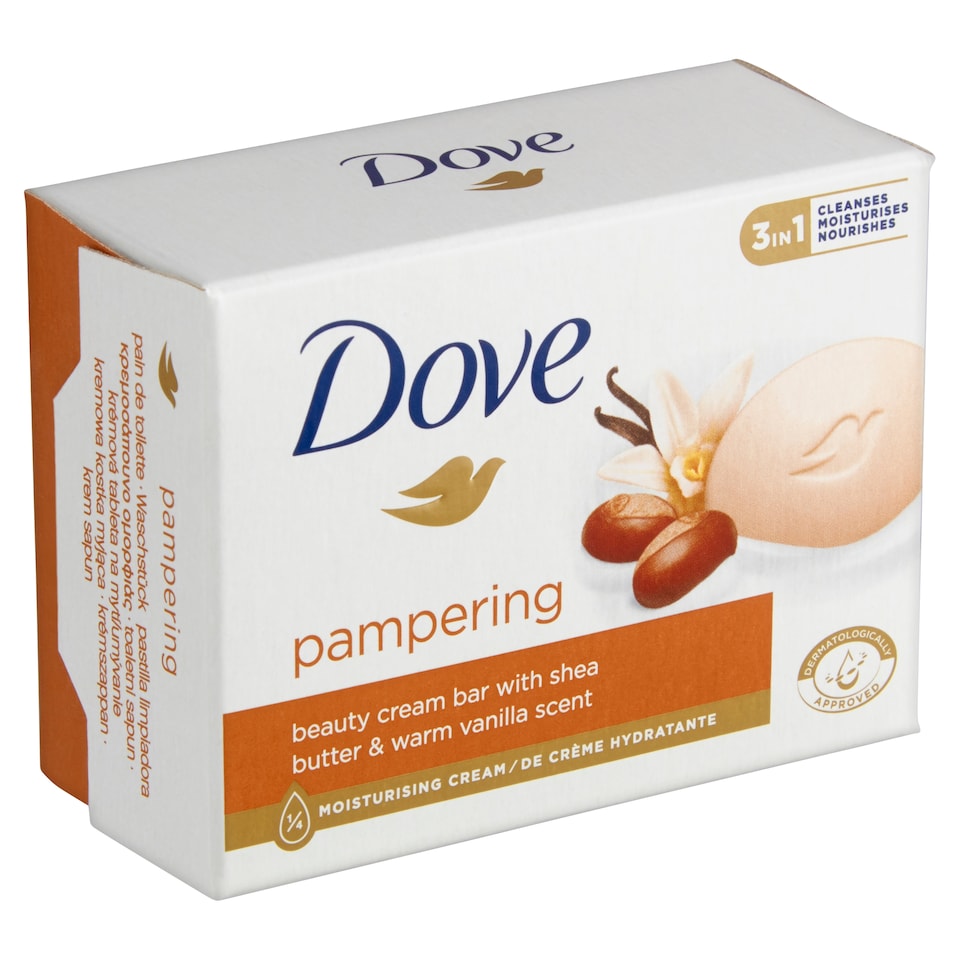 Obrázek 1 pro produkt Dove Pampering Bambucké máslo a vanilka Krémová tableta 90g