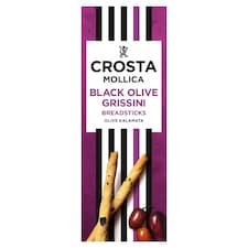 Crosta & Mollica Grissini Olive Breadsticks 140G
